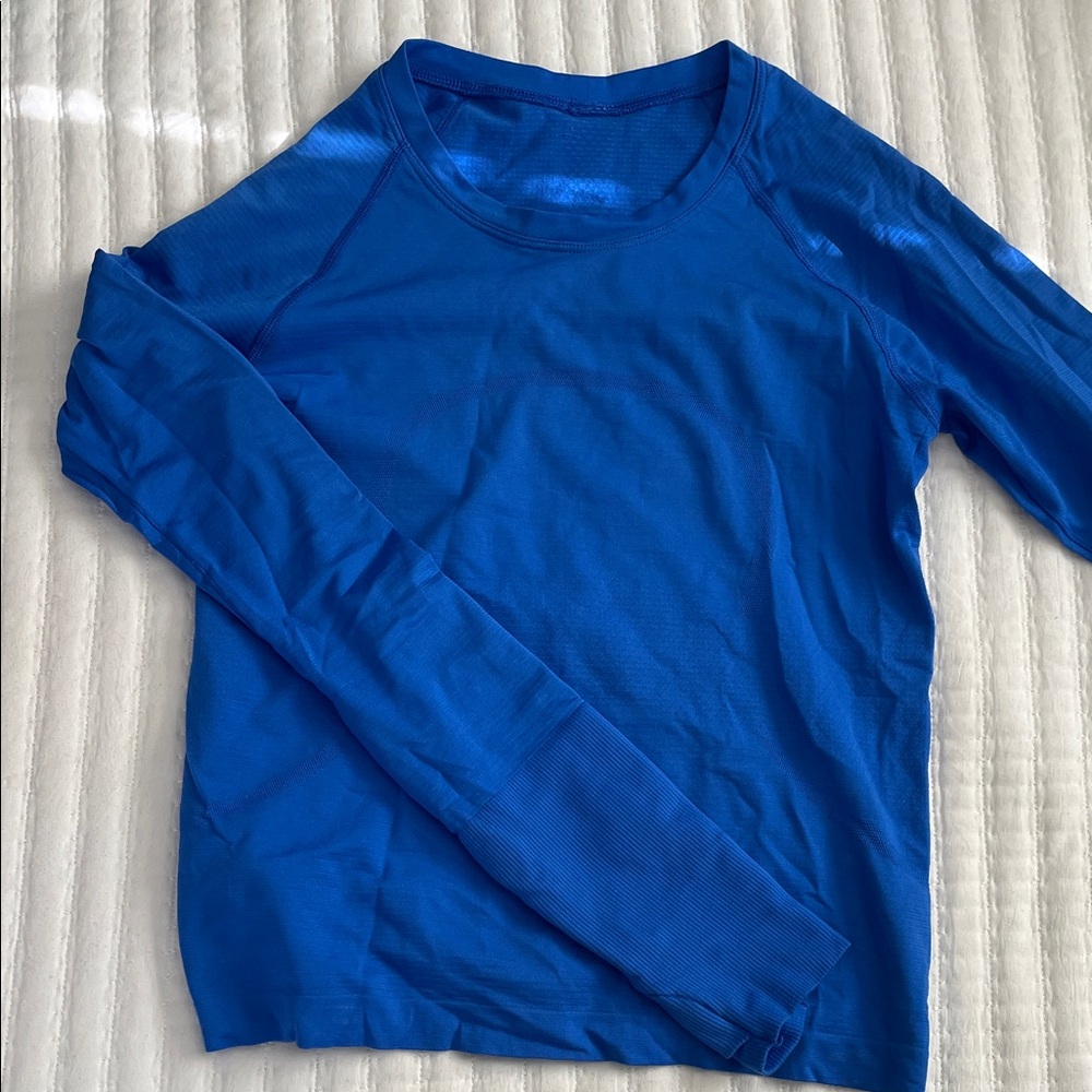 Lululemon swiftly tech long sleeve race length size 4